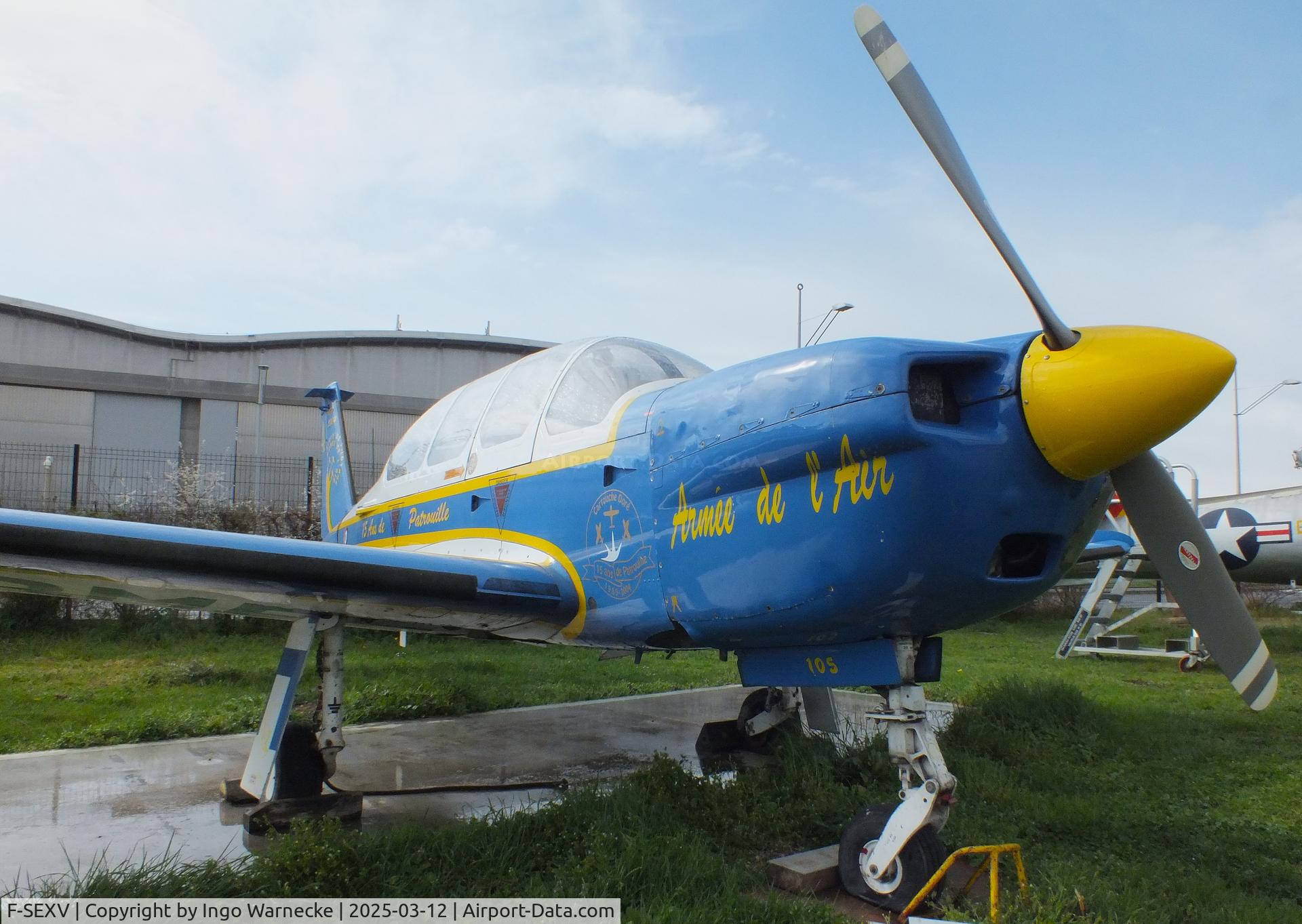 F-SEXV, Socata TB-30 Epsilon C/N 105, SOCATA TB-30 Epsilon at the Ailes Anciennes Toulouse Museum, Blagnac