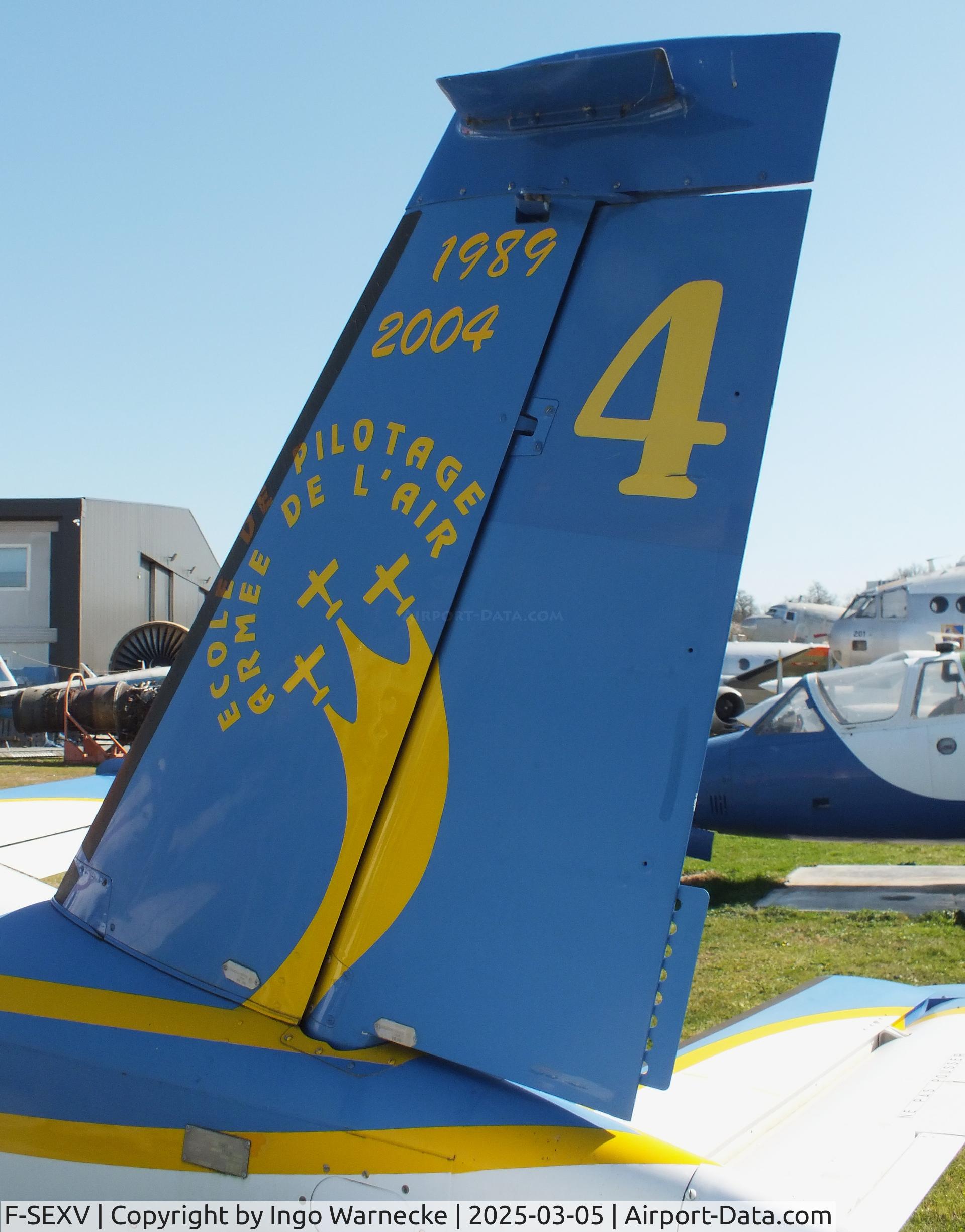 F-SEXV, Socata TB-30 Epsilon C/N 105, SOCATA TB-30 Epsilon at the Ailes Anciennes Toulouse Museum, Blagnac