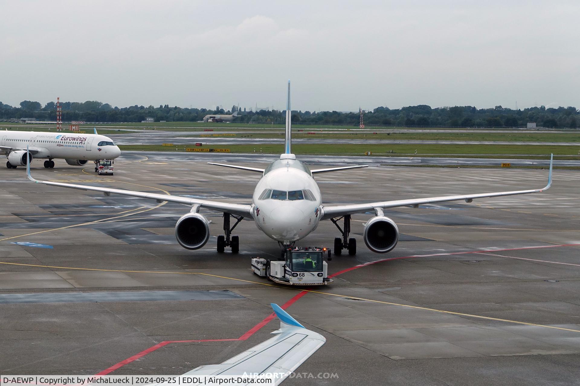 D-AEWP, 2016 Airbus A320-214 C/N 7377, At Düsseldorf