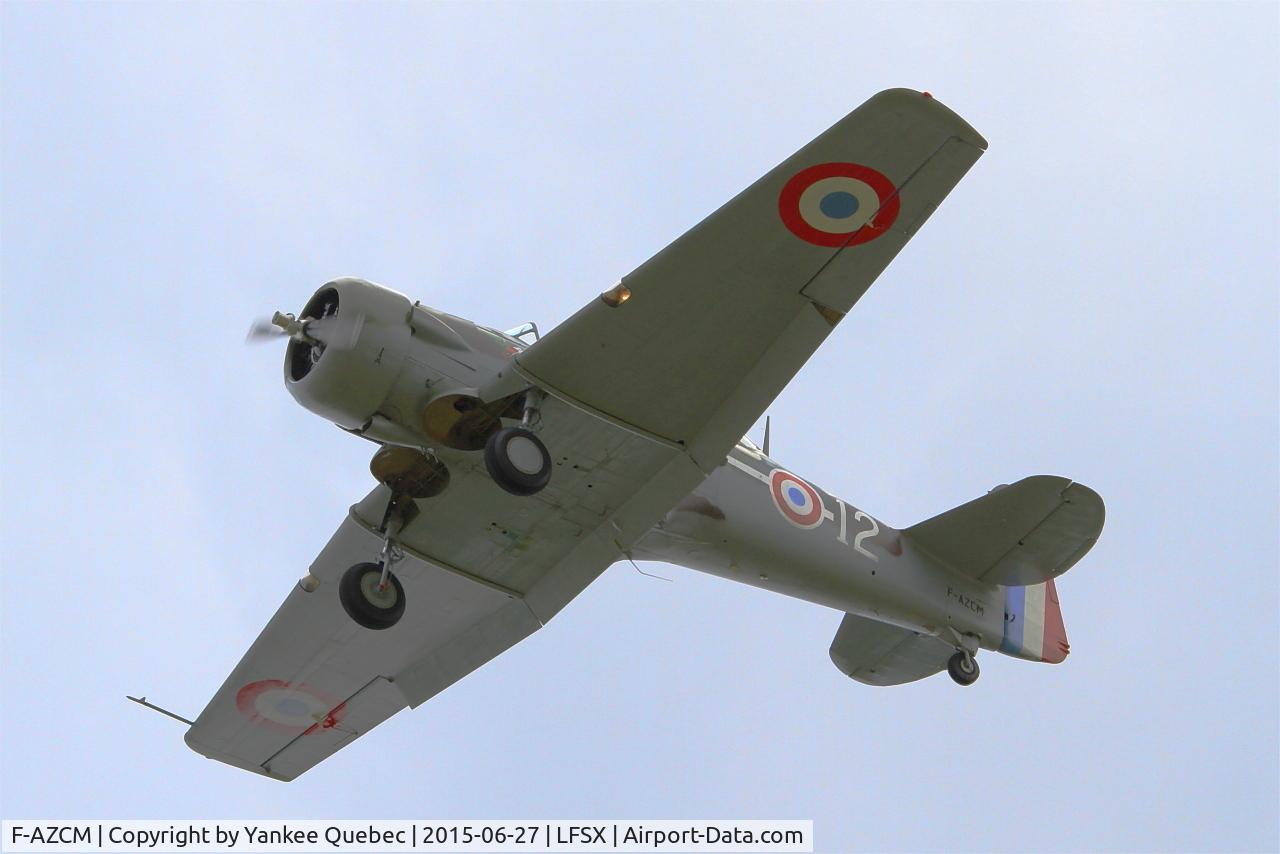 F-AZCM, 1951 North American T-6G Texan C/N 182-179, North American T-6G Texan, On display, Luxeuil-Saint Sauveur Air Base 116 (LFSX)