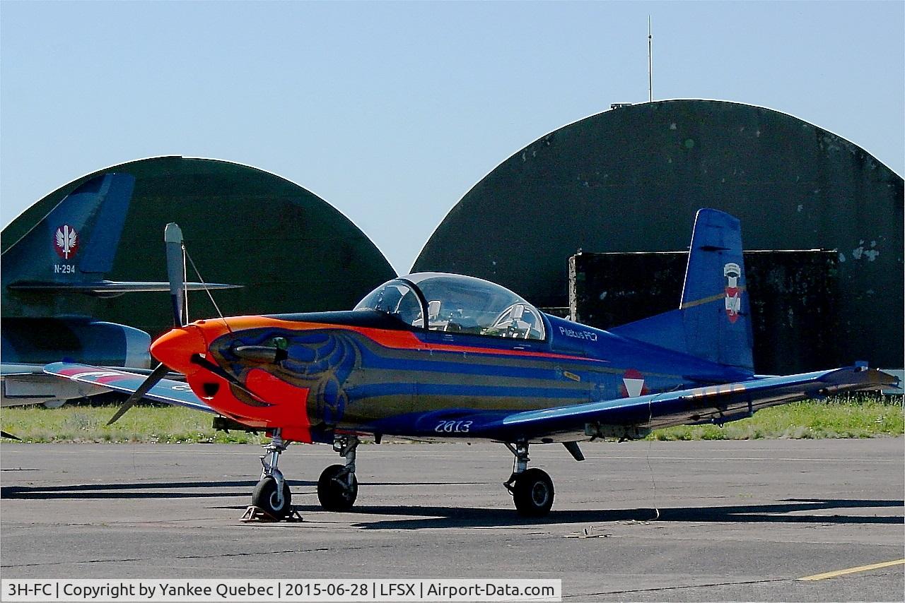 3H-FC, Pilatus PC-7 Turbo Trainer C/N 414, Pilatus PC-7 Turbo Trainer, Flight line, Luxeuil-St Sauveur Air Base 116 (LFSX)