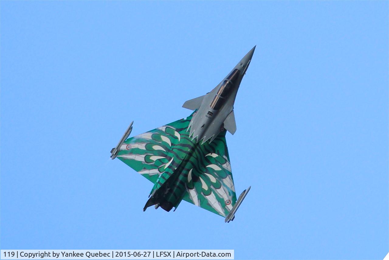 119, 2010 Dassault Rafale C C/N 119, Dassault Rafale C (113-IX), On display, Luxeuil-St Sauveur Air Base 116 (LFSX)