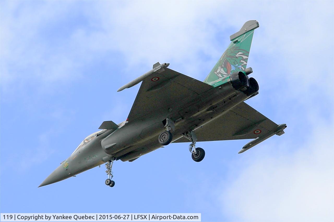 119, 2010 Dassault Rafale C C/N 119, Dassault Rafale C (113-IX), On display, Luxeuil-St Sauveur Air Base 116 (LFSX)
