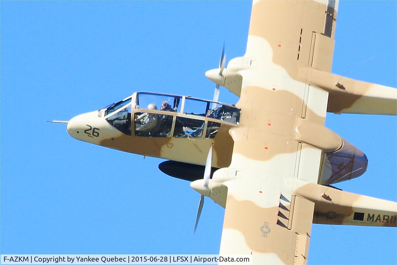 F-AZKM, 1971 North American OV-10B Bronco C/N 338-9 (305-65), North American OV-10B Bronco, On display, Luxeuil-St Sauveur Air Base 116 (LFSX)