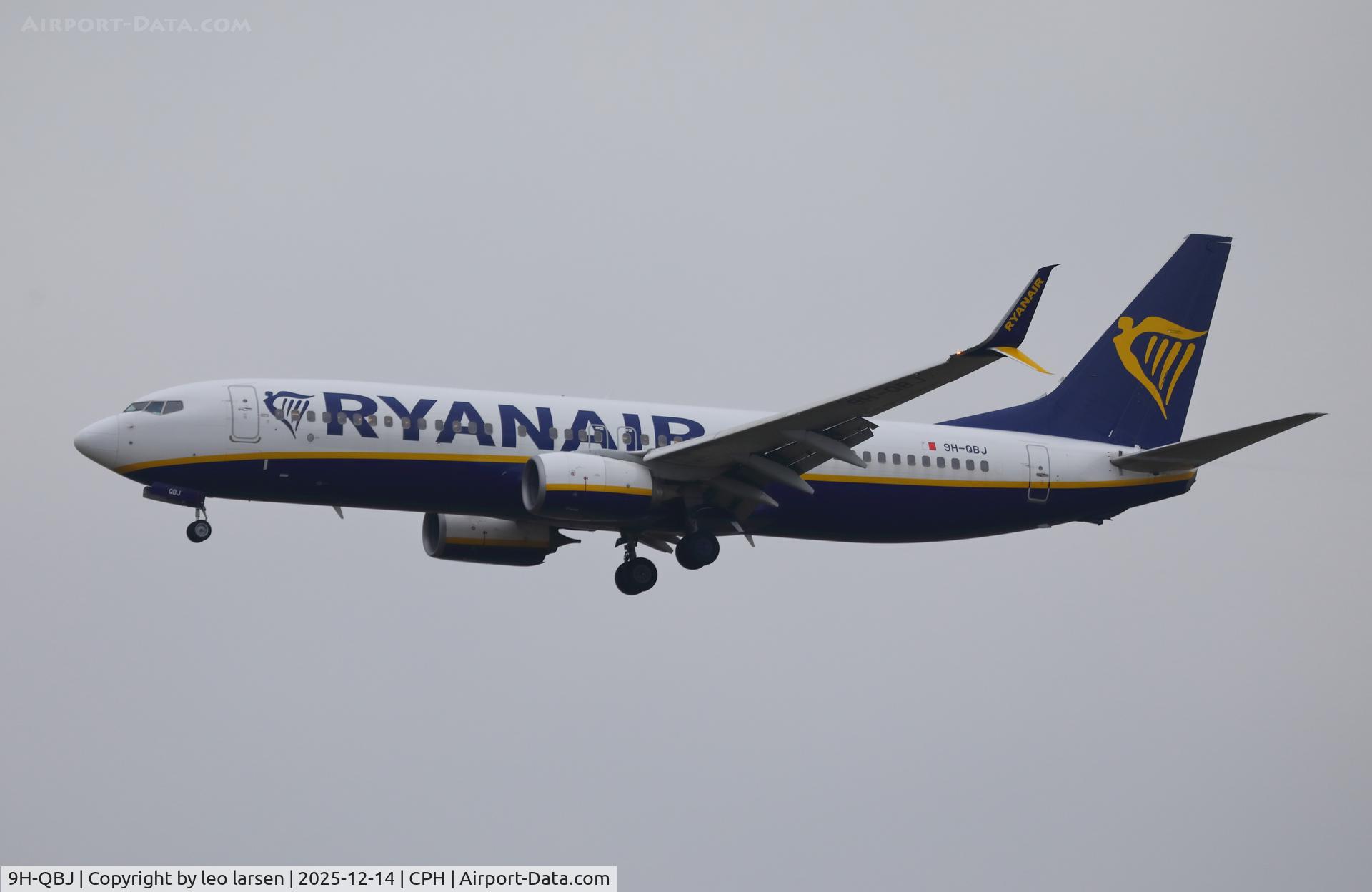 9H-QBJ, 2015 Boeing 737-8AS C/N 44706, Copenhagen 14.12.2025