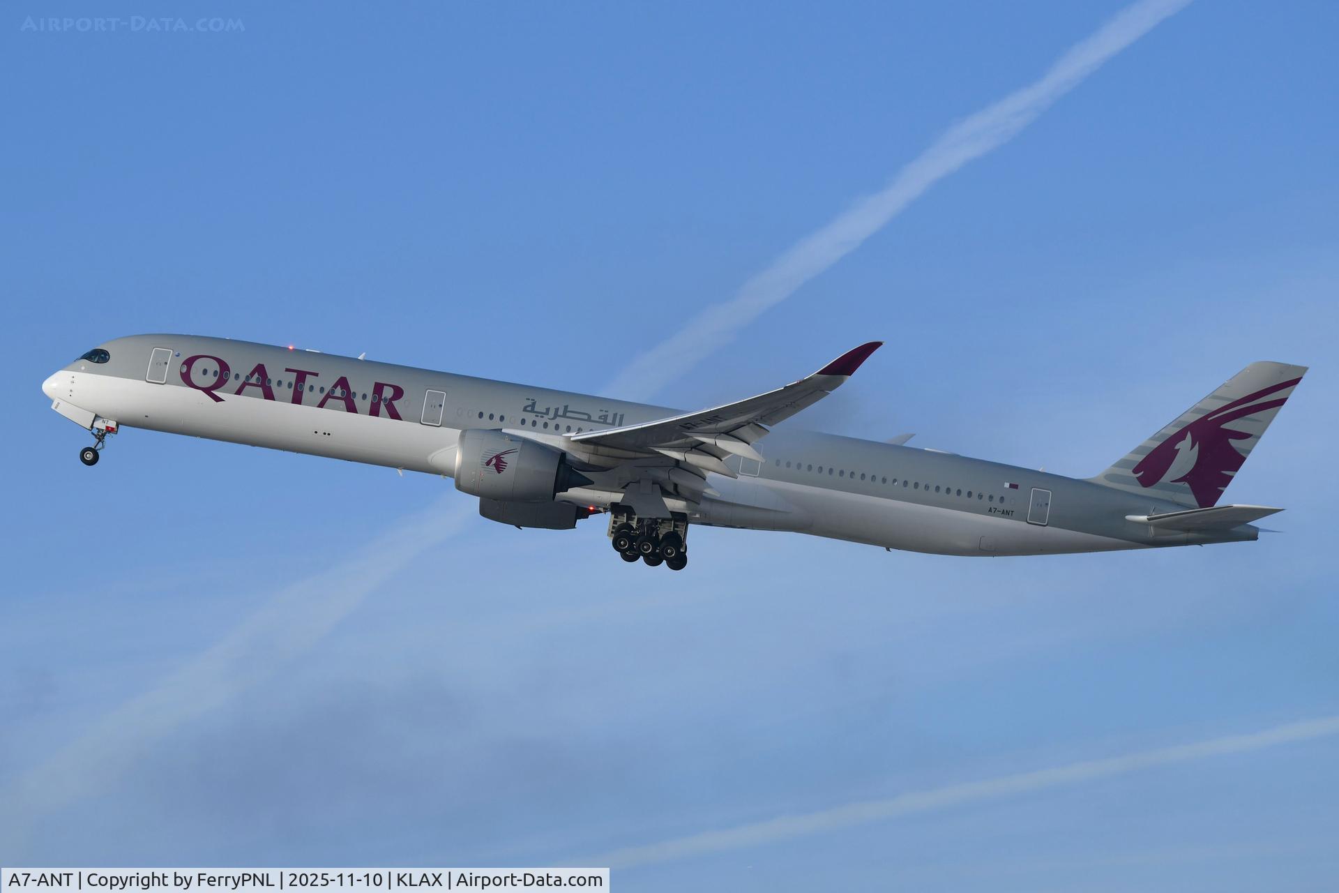 A7-ANT, 2023 Airbus A350-1041 C/N 430, Qatar A351 departing for Doha