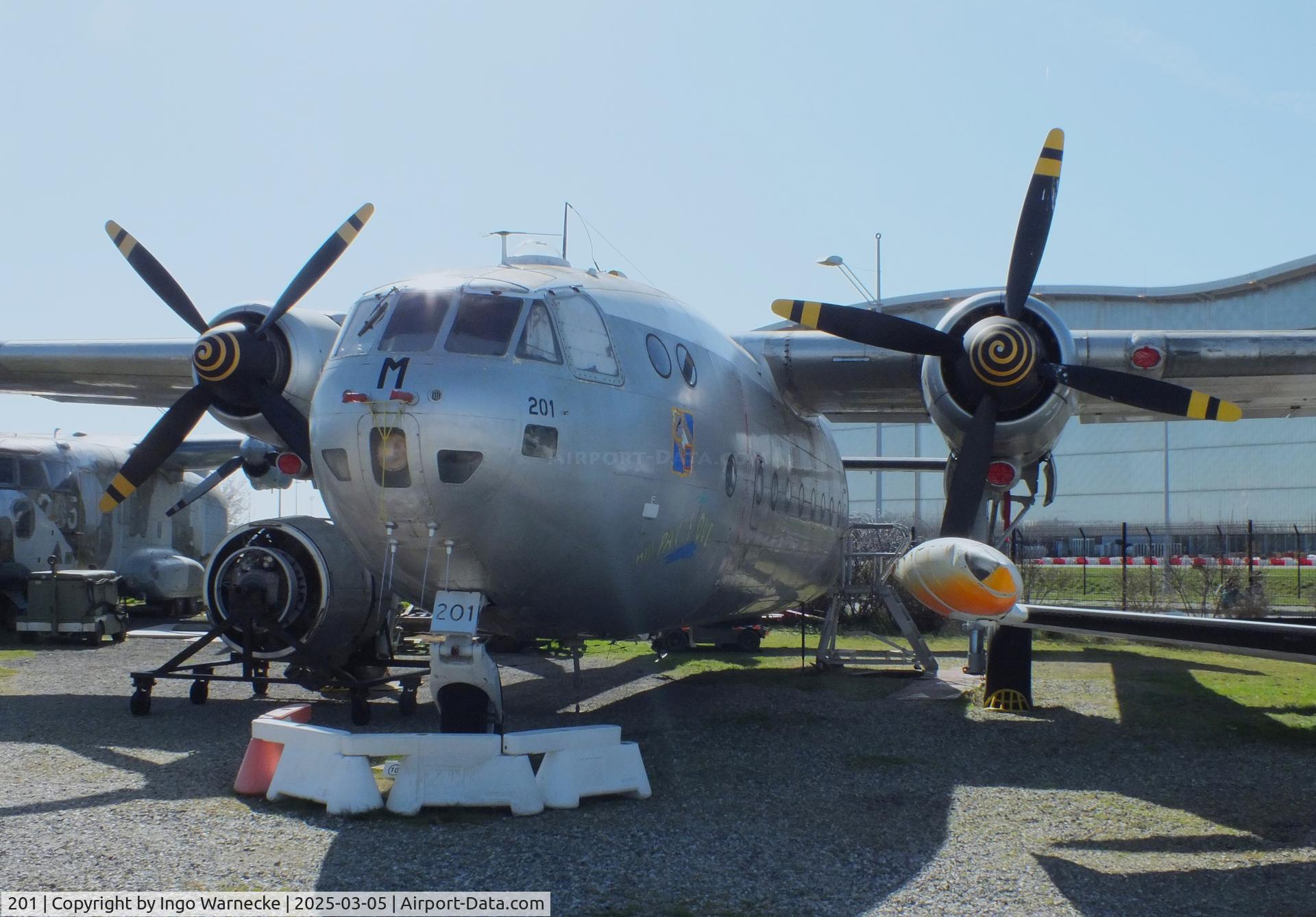 201, Nord N-2501F Noratlas C/N 201, Nord N.2501F Noratlas at the Ailes Anciennes Toulouse Museum, Blagnac