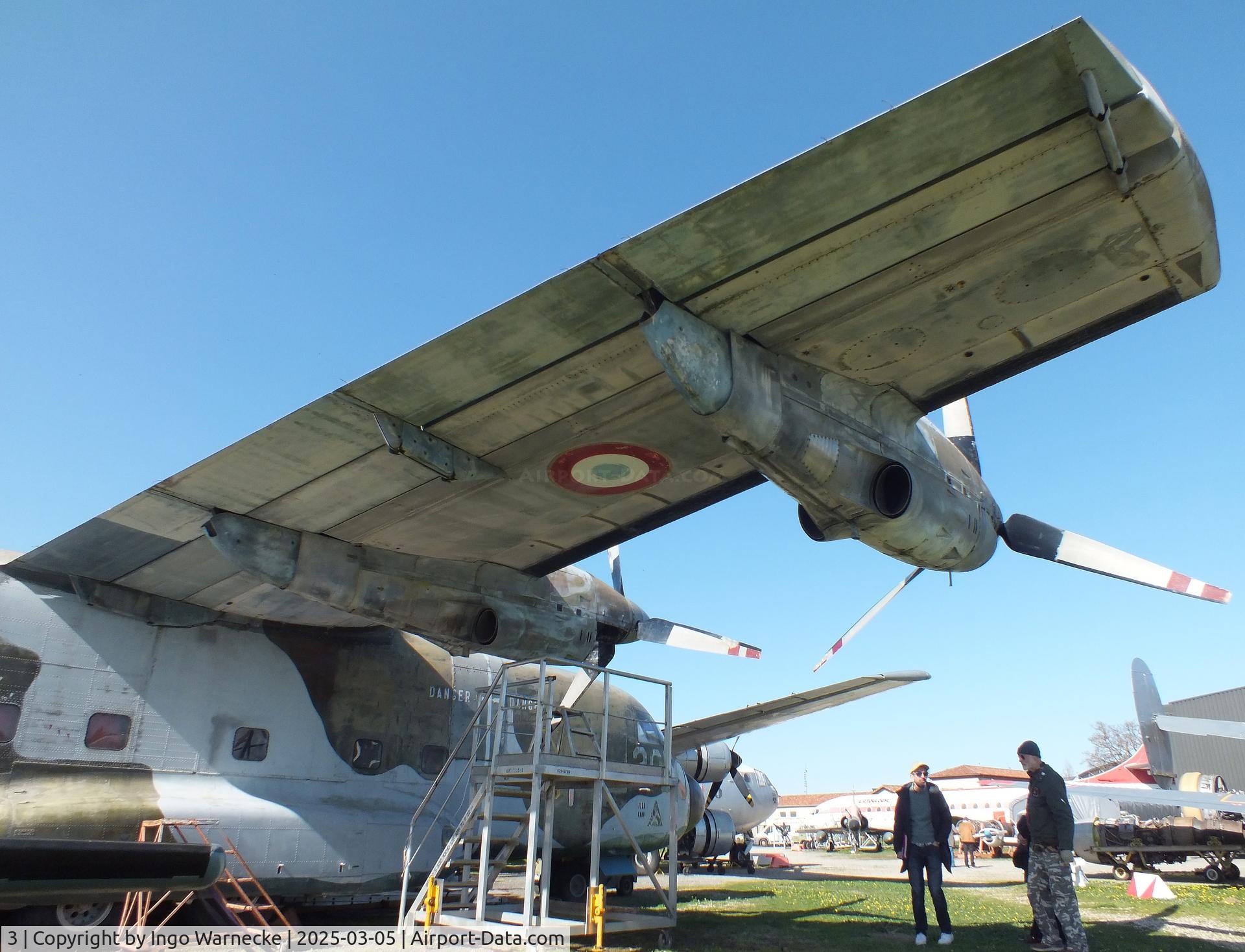 3, 1965 Breguet 941S C/N 3, Breguet 941S, (tailplanes dismounted) being restored at the Ailes Anciennes Toulouse Museum, Blagnac