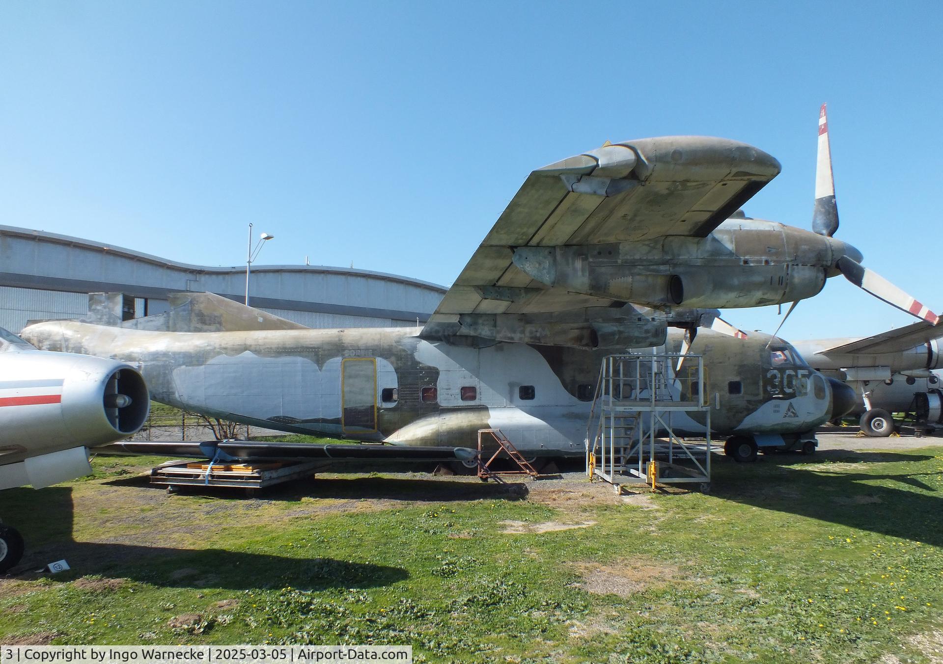 3, 1965 Breguet 941S C/N 3, Breguet 941S, (tailplanes dismounted) being restored at the Ailes Anciennes Toulouse Museum, Blagnac