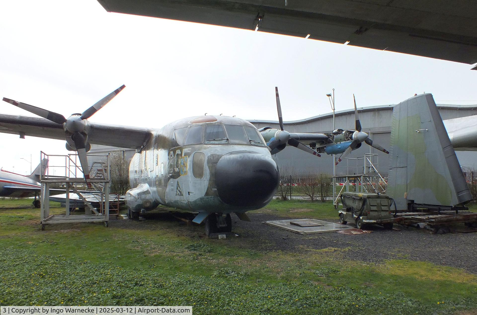 3, 1965 Breguet 941S C/N 3, Breguet 941S, (tailplanes dismounted) being restored at the Ailes Anciennes Toulouse Museum, Blagnac