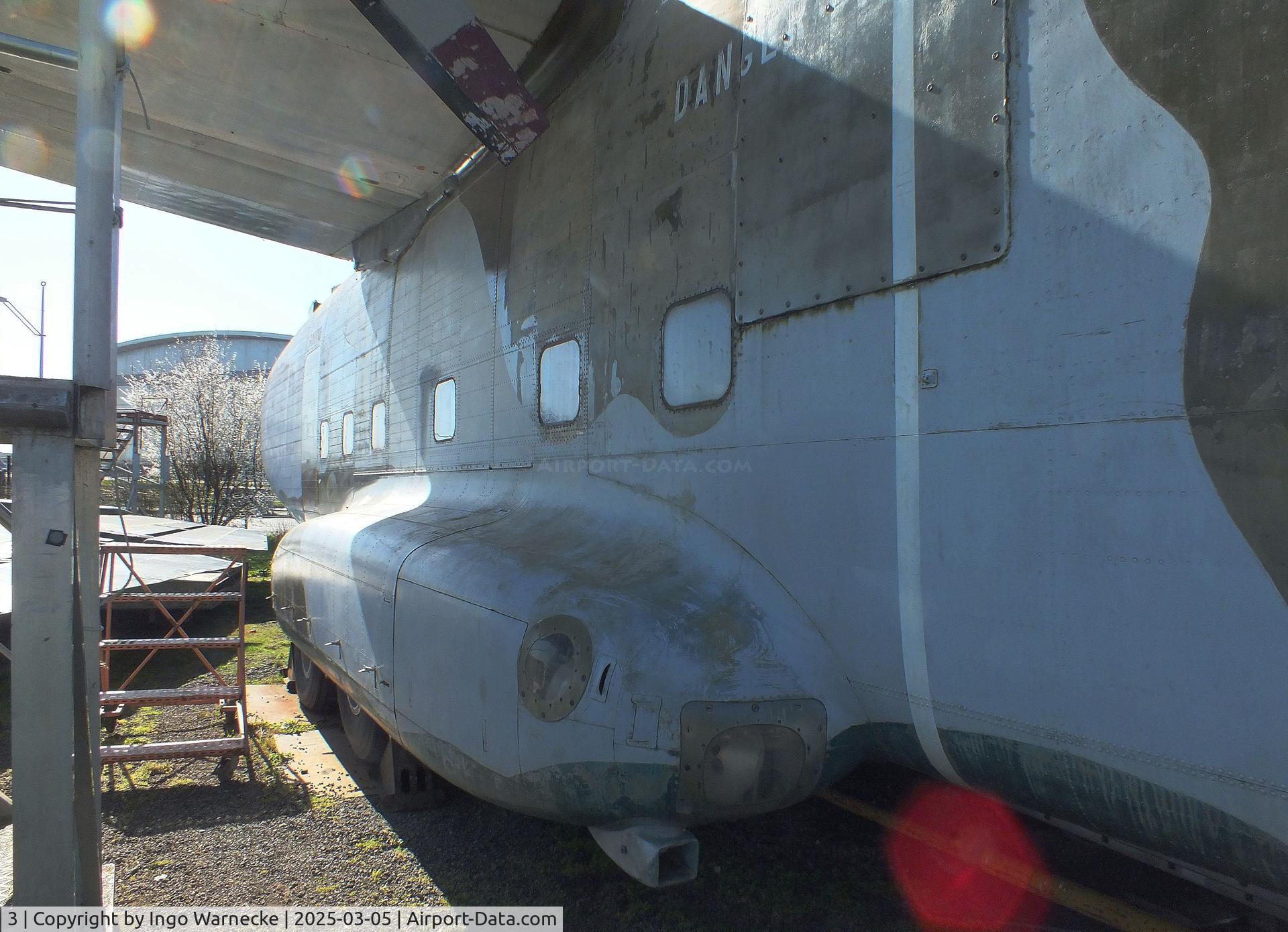 3, 1965 Breguet 941S C/N 3, Breguet 941S, (tailplanes dismounted) being restored at the Ailes Anciennes Toulouse Museum, Blagnac