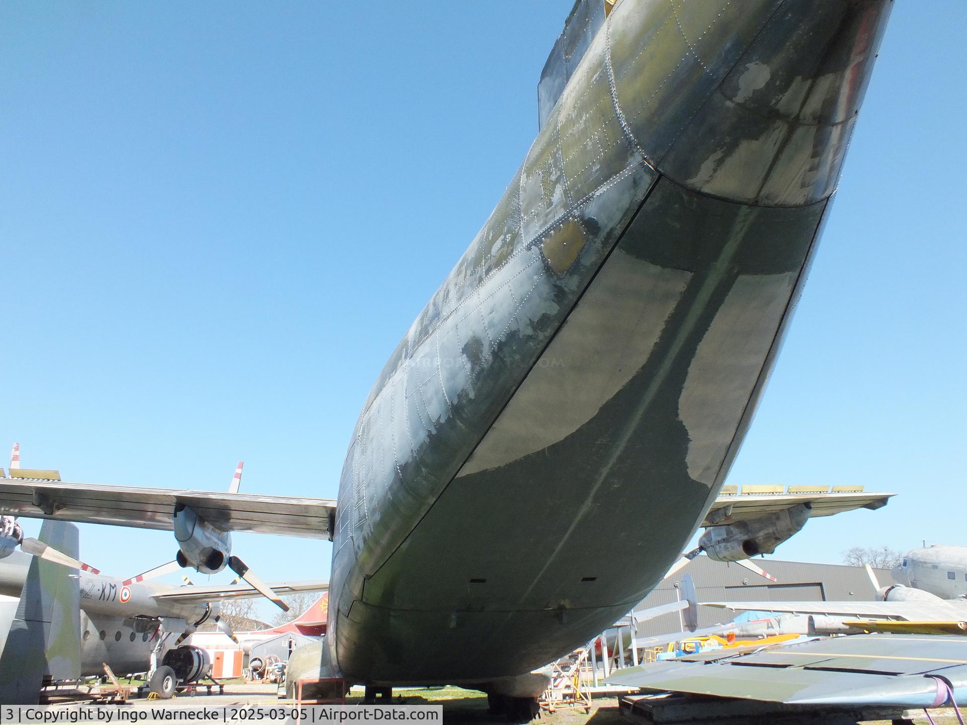 3, 1965 Breguet 941S C/N 3, Breguet 941S, (tailplanes dismounted) being restored at the Ailes Anciennes Toulouse Museum, Blagnac