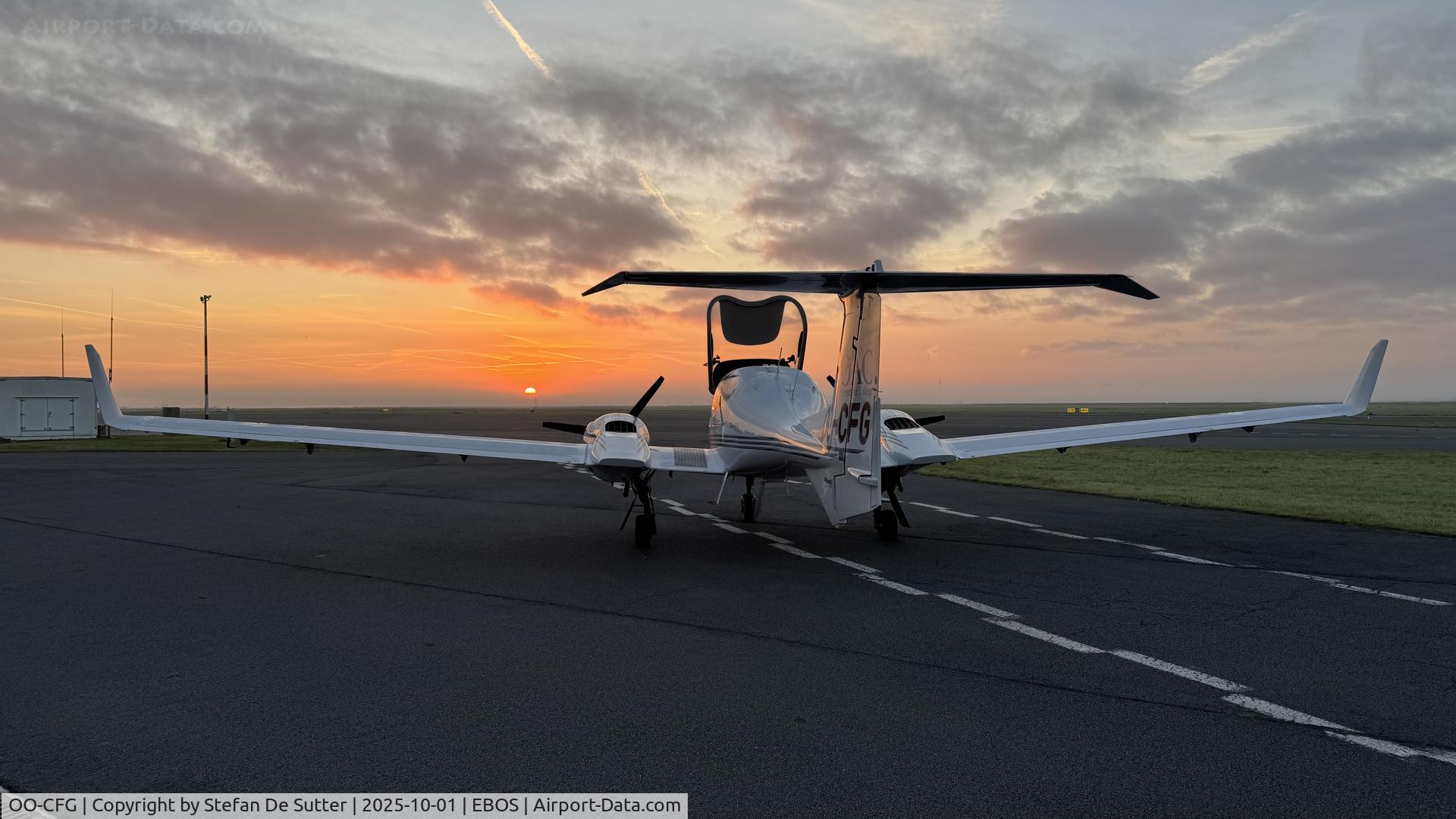 OO-CFG, 2007 Diamond DA-42 Twin Star C/N 42.331, Sunrise