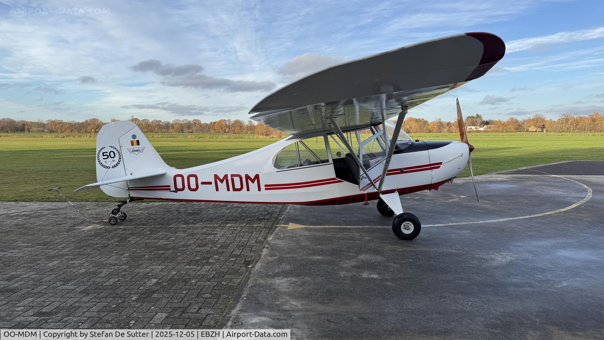 OO-MDM, 1946 Aeronca 7AC Champion C/N 7AC-3623, homebase EBZH