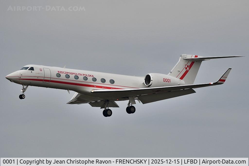 0001, 2016 Gulfstream Aerospace GV-SP (G550) C/N 5547, Poland Air Force