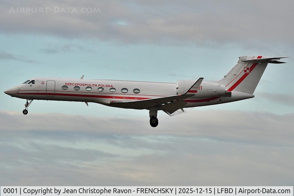 0001, 2016 Gulfstream Aerospace GV-SP (G550) C/N 5547, Poland Air Force