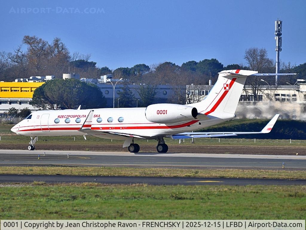 0001, 2016 Gulfstream Aerospace GV-SP (G550) C/N 5547, Poland Air Force