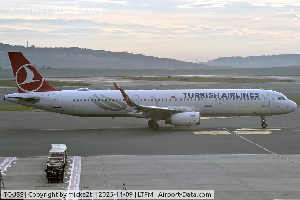 TC-JSS, 2015 Airbus A321-231 C/N 6657, Taxiing