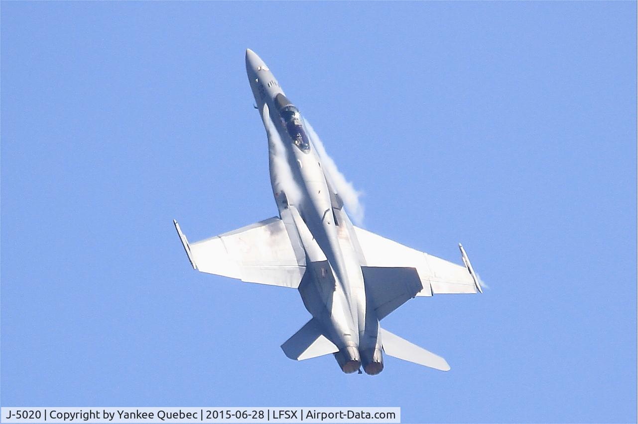 J-5020, McDonnell Douglas F/A-18C Hornet C/N 1369/SFC020, McDonnell Douglas FA-18C Hornet, Luxeuil-Saint Sauveur Air Base 116 (LFSX)