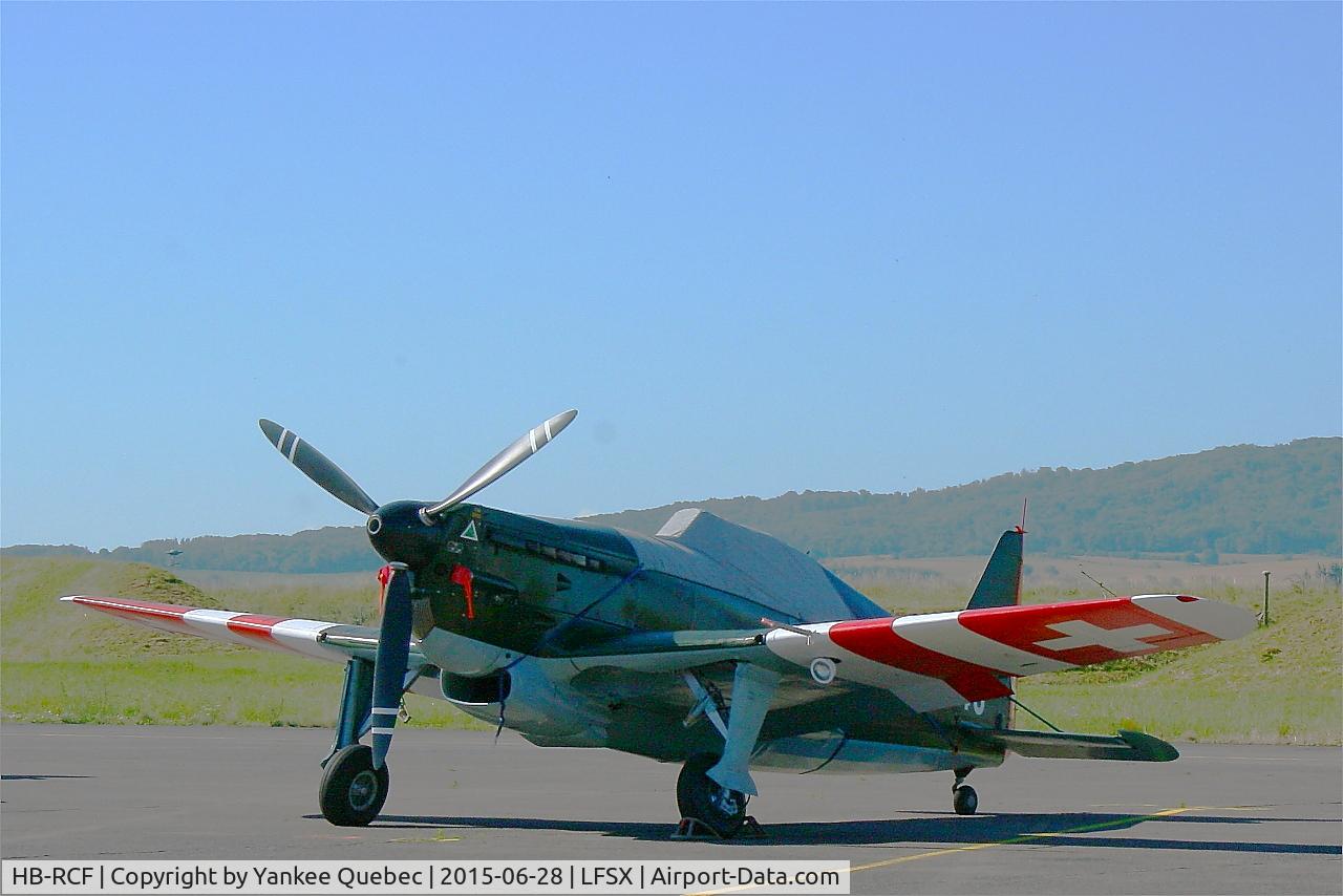 HB-RCF, 1942 Morane-Saulnier D-3801 (MS-412) C/N 194, Morane-Saulnier D-3801, Flight line, Luxeuil-Saint Sauveur Air Base 116 (LFSX)