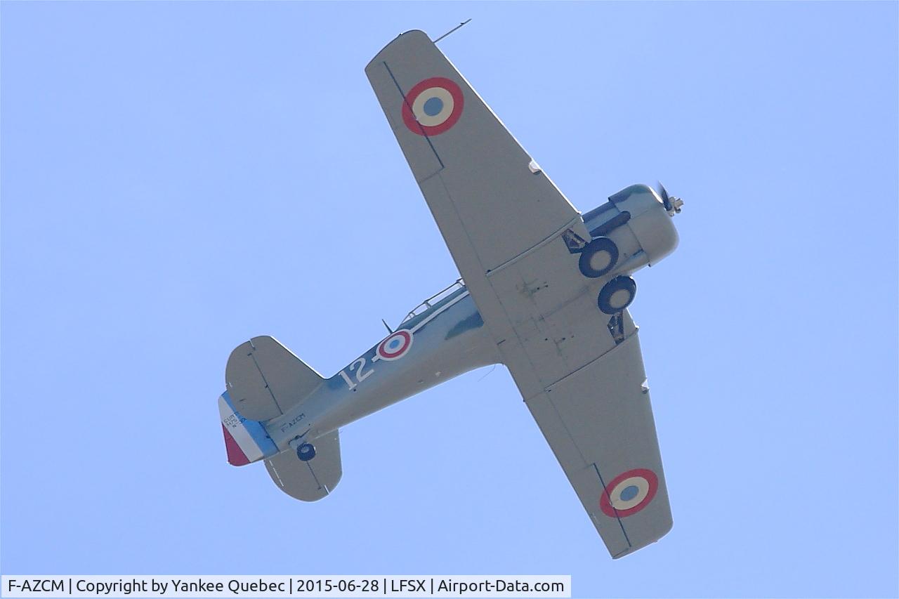 F-AZCM, 1951 North American T-6G Texan C/N 182-179, North American T-6G Texan, On display, Luxeuil-Saint Sauveur Air Base 116 (LFSX)