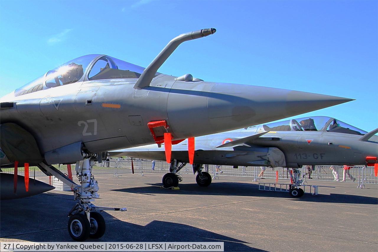 27, 2011 Dassault Rafale M C/N 27, Dassault Rafale M, Static display, Luxeuil-St Sauveur Air Base 116 (LFSX)