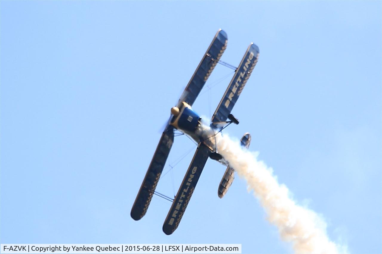 F-AZVK, 1935 Bucker Bu-131 Jungmann C/N 27, Bücker Bu 131B Jungmann, On display, Luxeuil-St Sauveur Air Base 116 (LFSX)