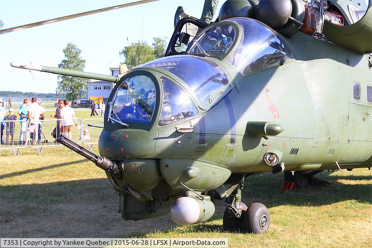 7353, Mil Mi-24V Hind E C/N 087353, Mil Mi-24V Hind E, Static display, Luxeuil-Saint Sauveur Air Base 116 (LFSX)