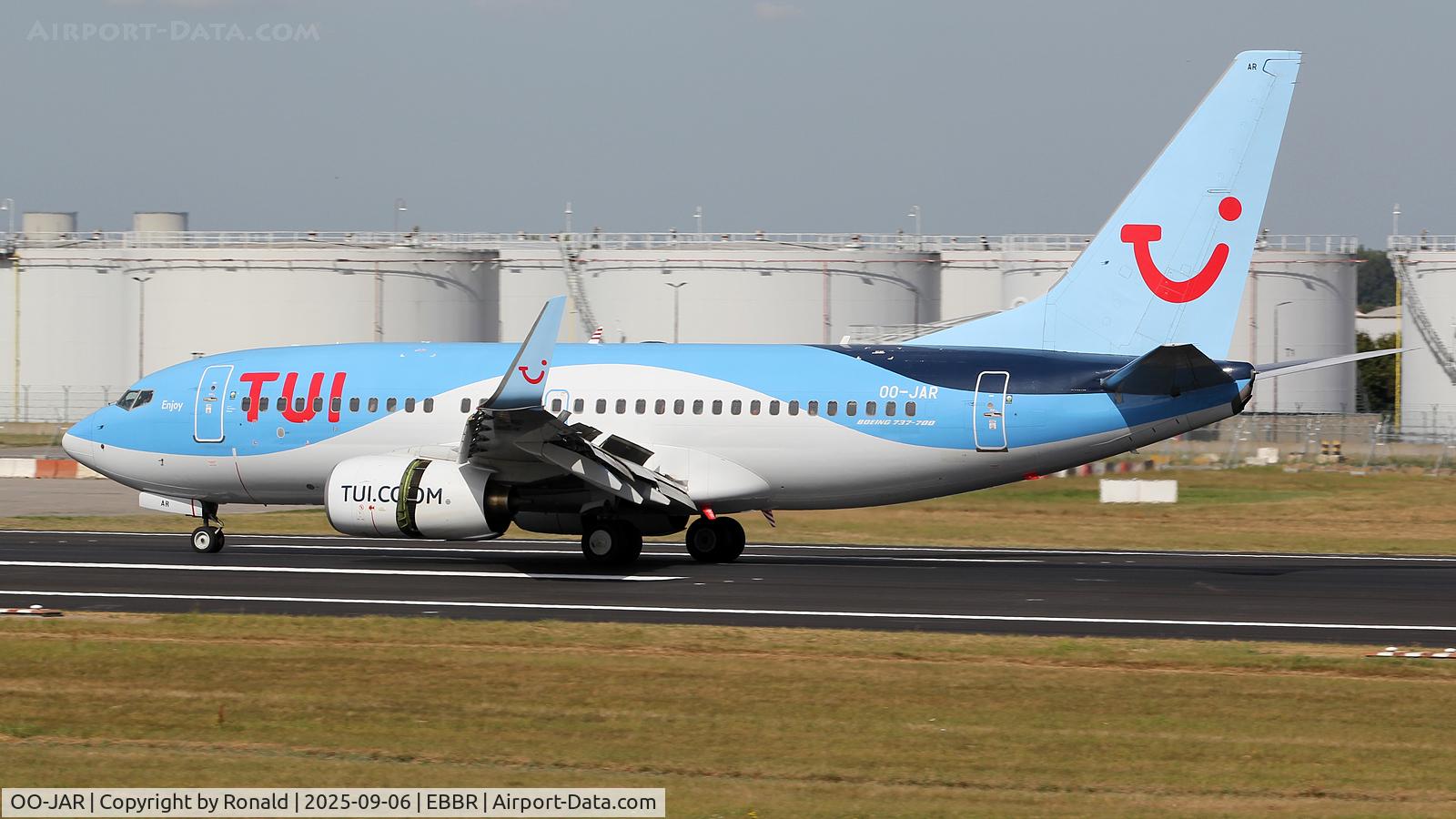 OO-JAR, 2009 Boeing 737-7K5 C/N 35150, at ebbr