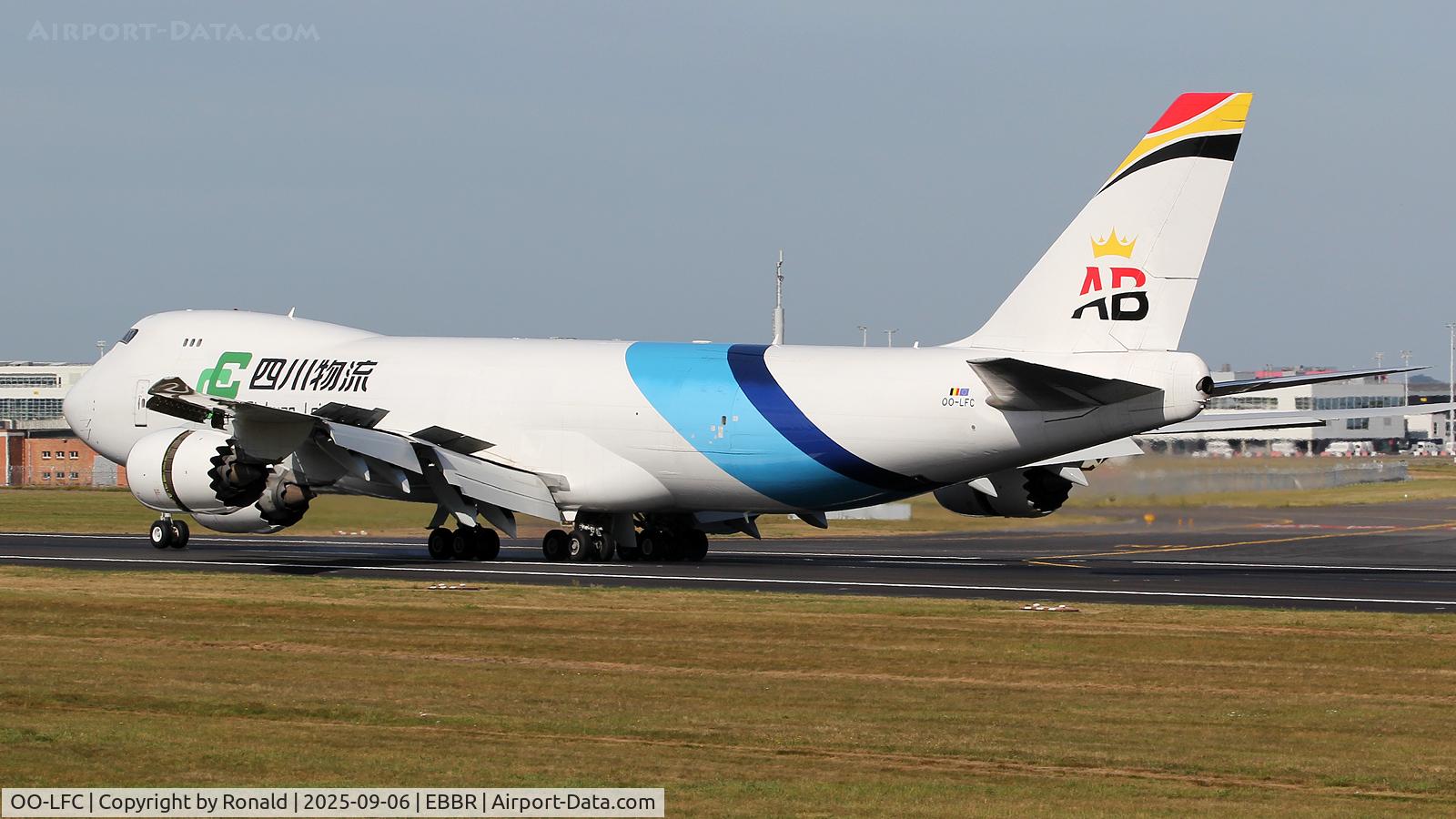 OO-LFC, 2013 Boeing 747-87UF C/N 37562, at ebbr