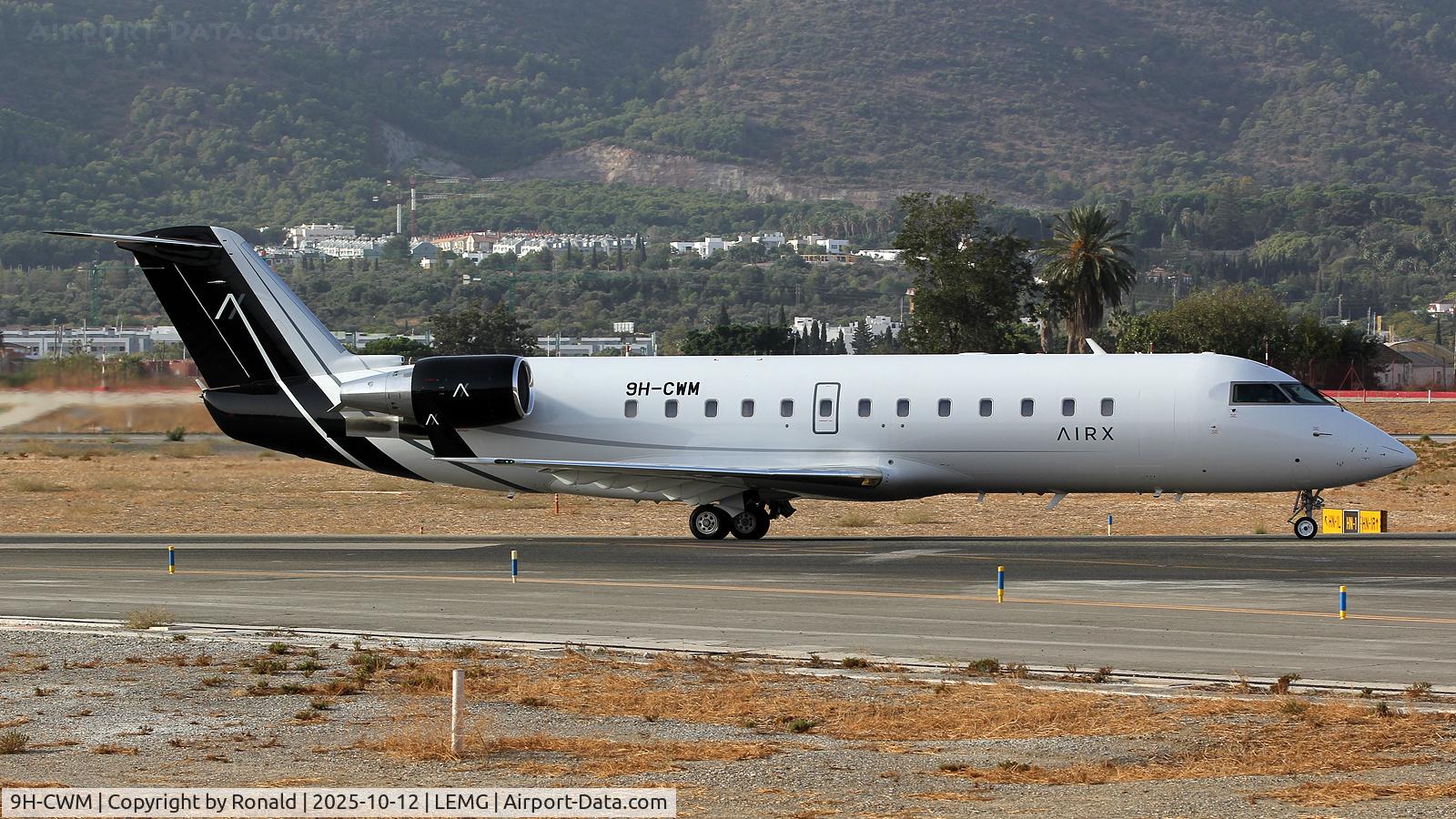 9H-CWM, 2005 Bombardier Challenger 850 (CL-600-2B19) C/N 8065, at agp