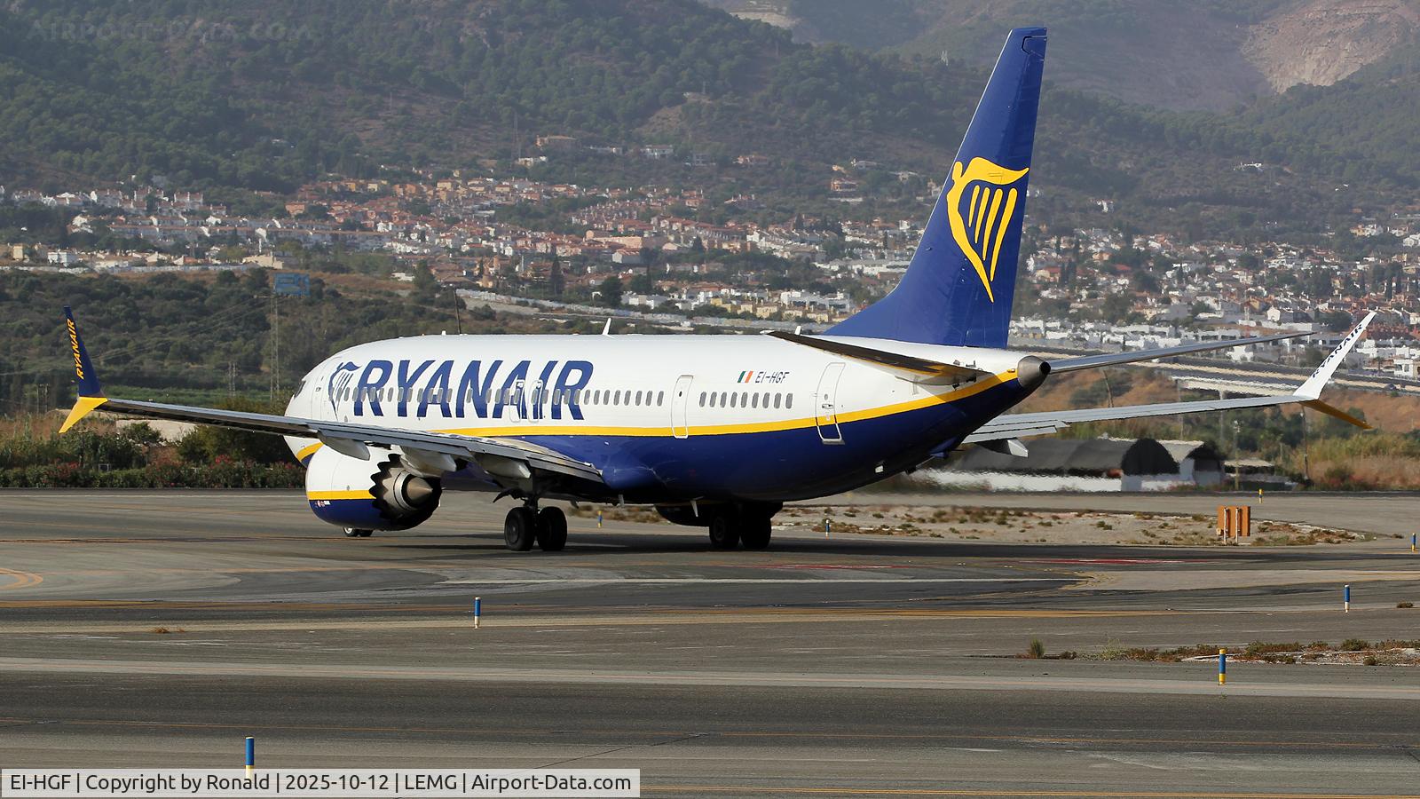 EI-HGF, 2019 Boeing 737-8 MAX 200 C/N 62317, at agp