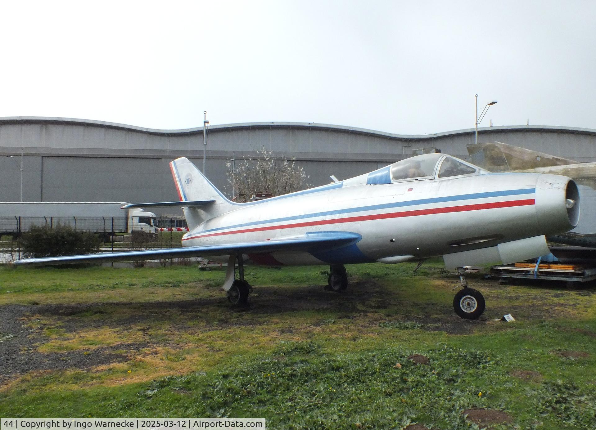 44, Dassault Mystere IVA C/N 44, Dassault Mystere IV A at the Ailes Anciennes Toulouse Museum, Blagnac