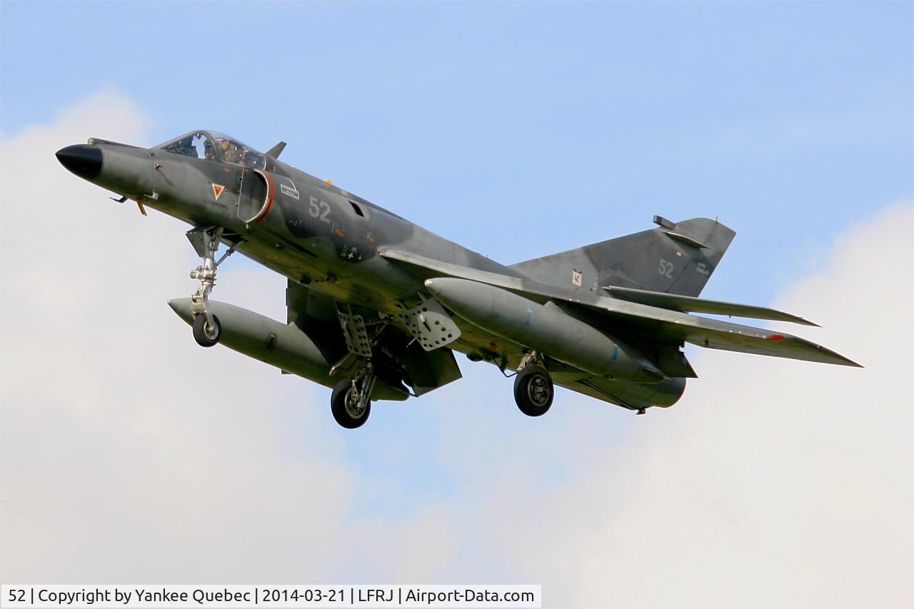 52, Dassault Super Etendard C/N 52, Dassault Super Etendard MER, Landivisiau Naval Air Base (LFRJ-LDV)