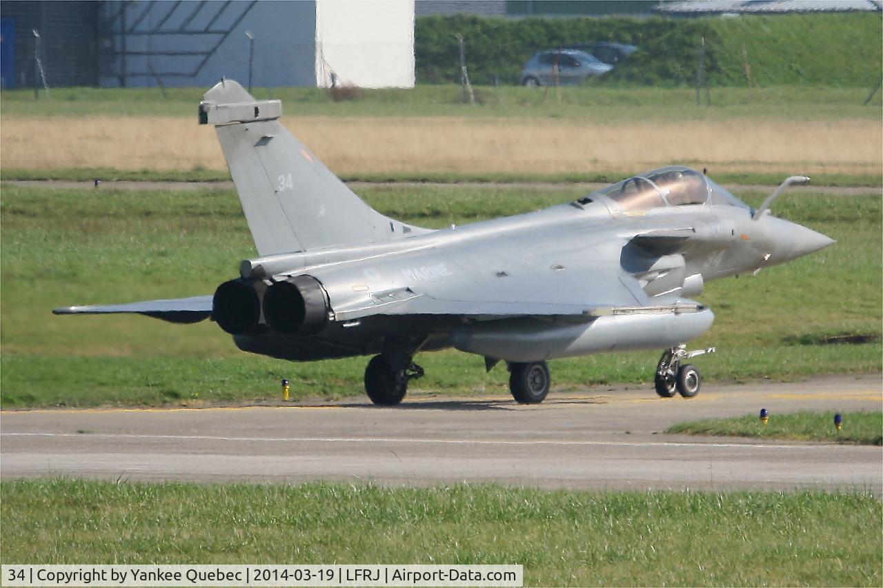 34, Dassault Rafale M C/N 34, Dassault Rafale M, Landivisiau Naval Air Base (LFRJ-LDV)