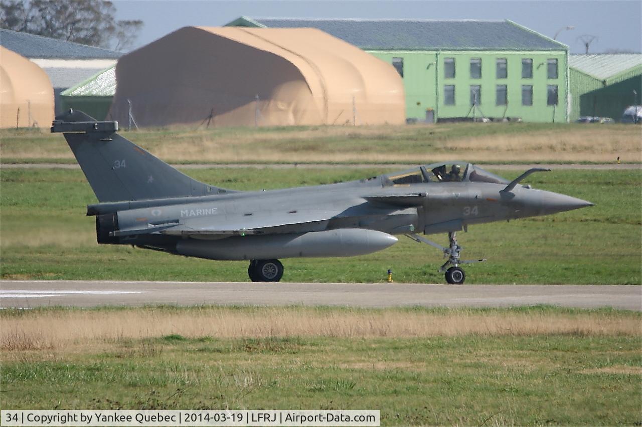34, Dassault Rafale M C/N 34, Dassault Rafale M, Landivisiau Naval Air Base (LFRJ-LDV)
