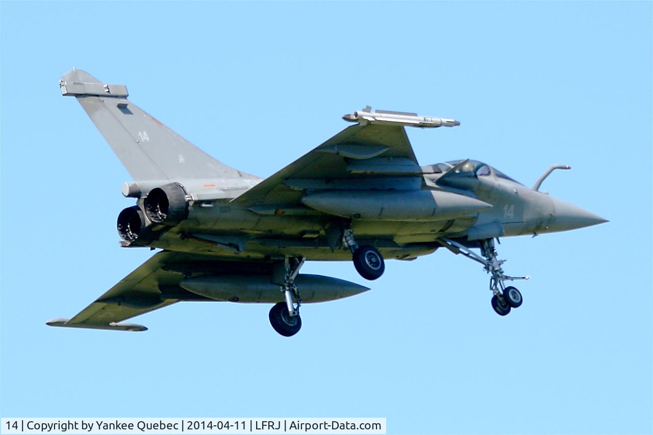 14, Dassault Rafale M C/N 14, Dassault Rafale M, Landivisiau Naval Air Base (LFRJ-LDV)