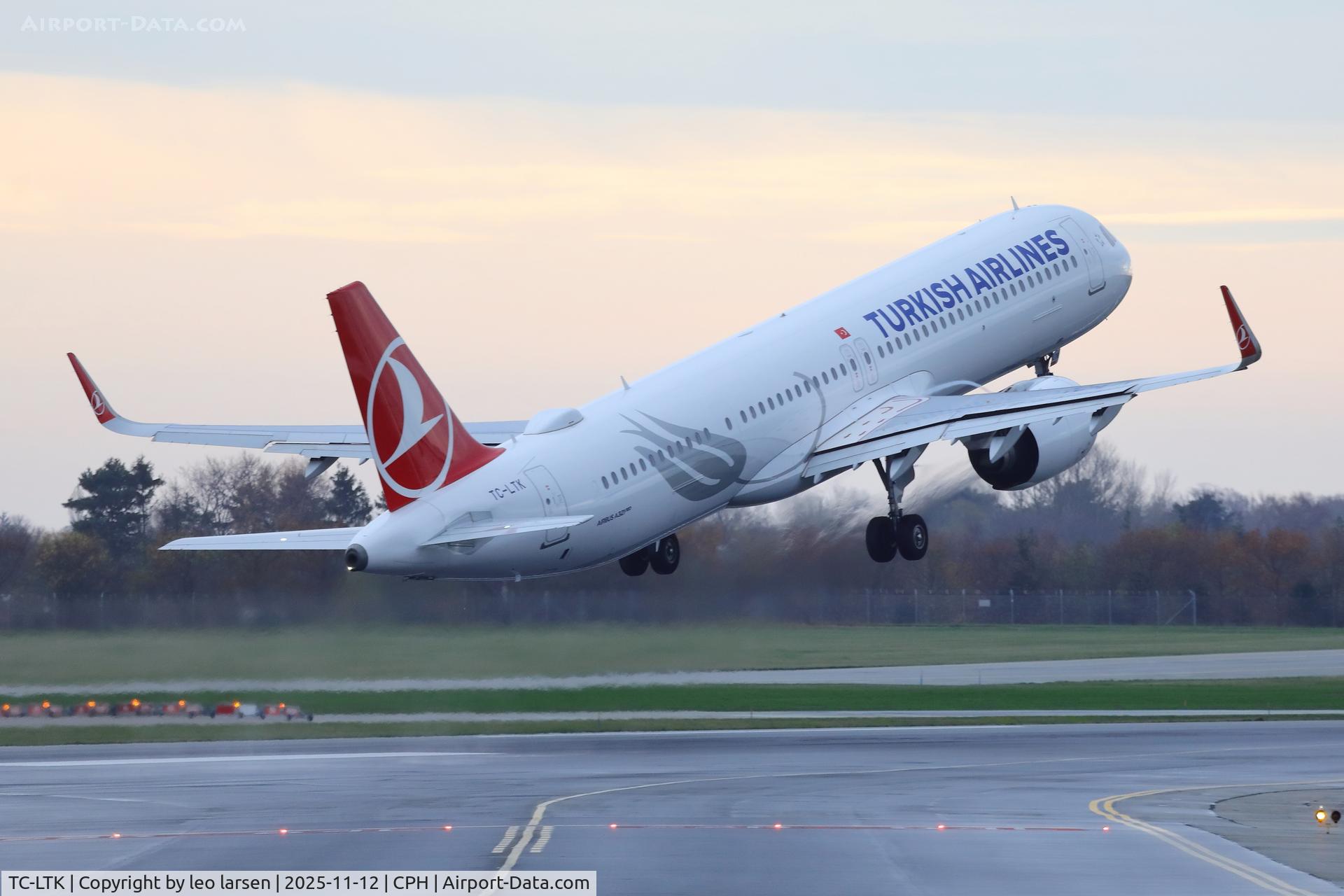 TC-LTK, 2022 Airbus A321-271 NX C/N 10751, Copenhagen 12.11.2025