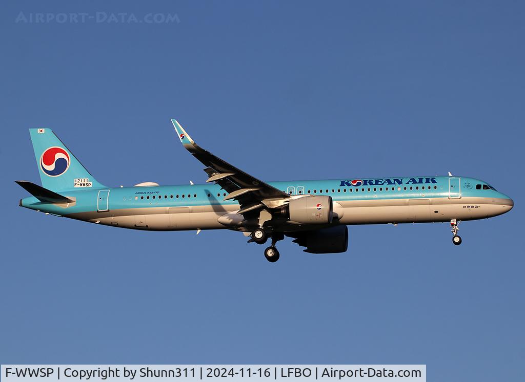 F-WWSP, 2024 Airbus A321-272NX C/N 12111, C/n 12111 - To be HL8590