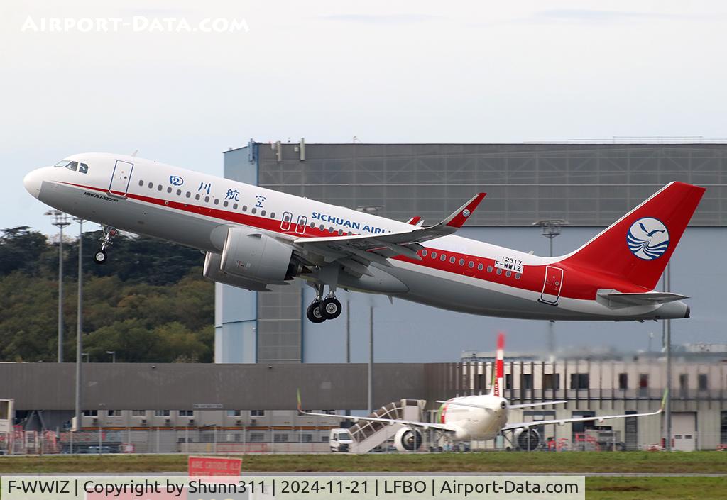 F-WWIZ, 2024 Airbus A320-271N C/N 12317, C/n 12317 - To be B-32JQ