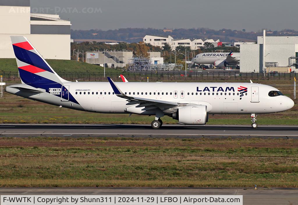 F-WWTK, 2024 Airbus A320-271N C/N 12237, C/n 12337 - To be CC-BHI