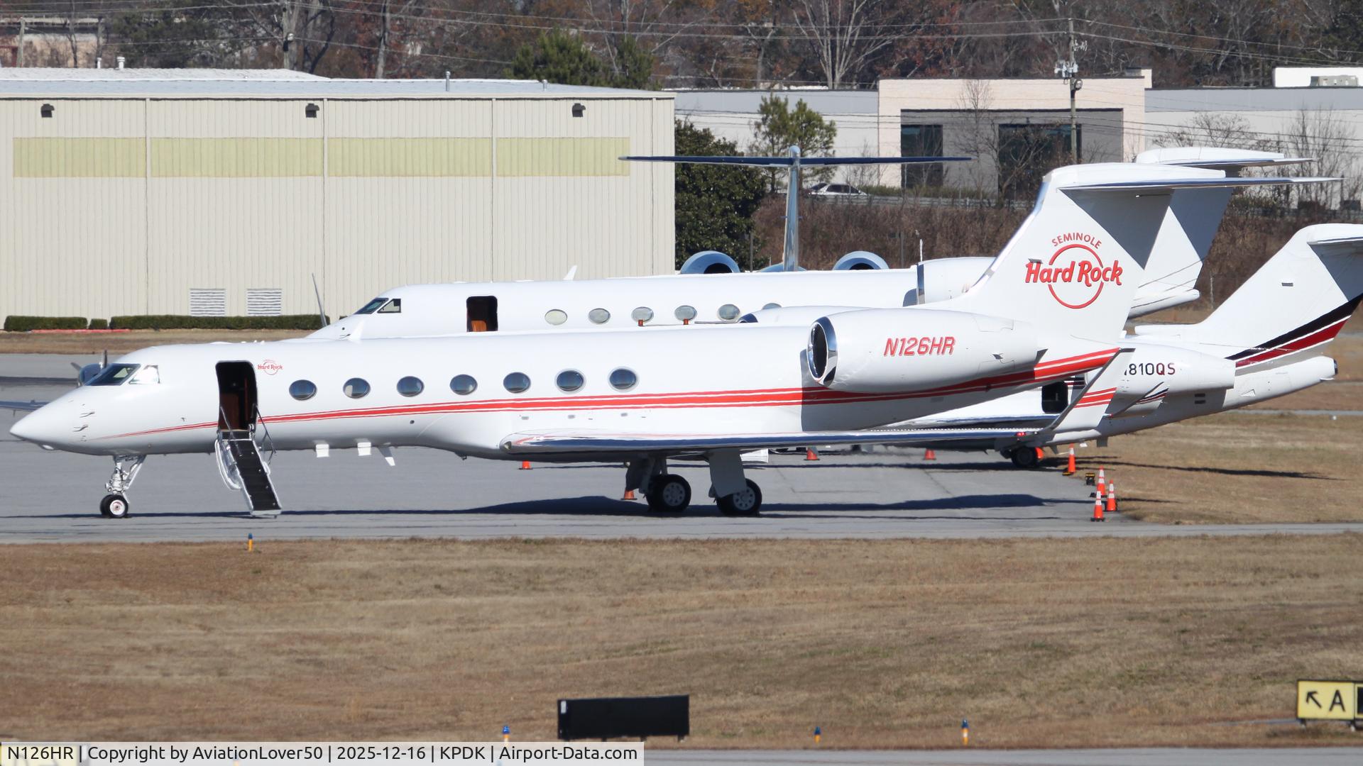 N126HR, 2013 Gulfstream Aerospace GV-SP (G550) C/N 5436, Hard Rock G550