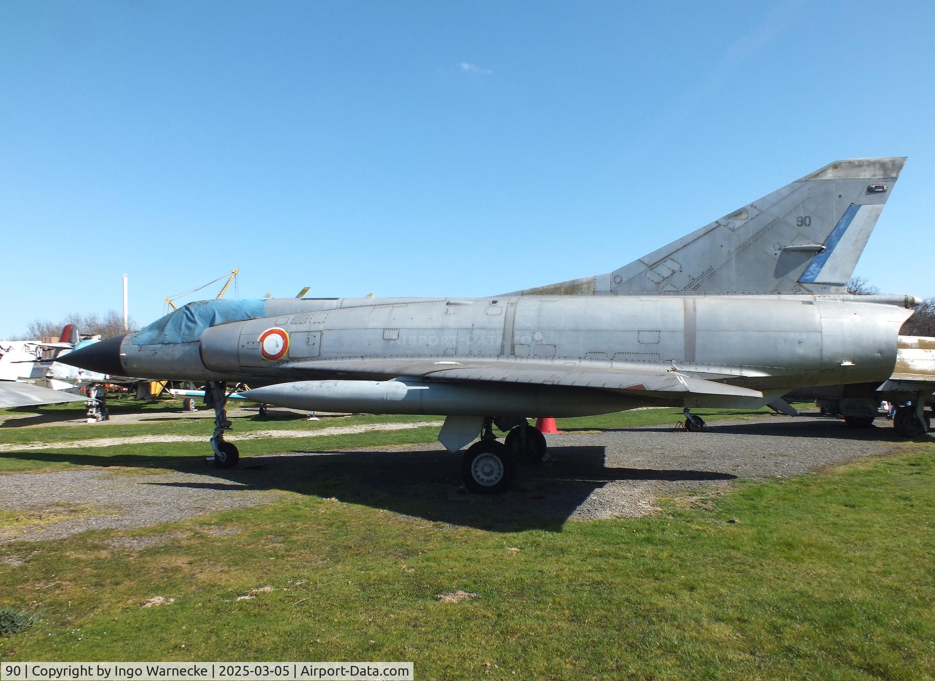 90, Dassault Mirage IIIC C/N 90, Dassault Mirage III C at the Ailes Anciennes Toulouse Museum, Blagnac