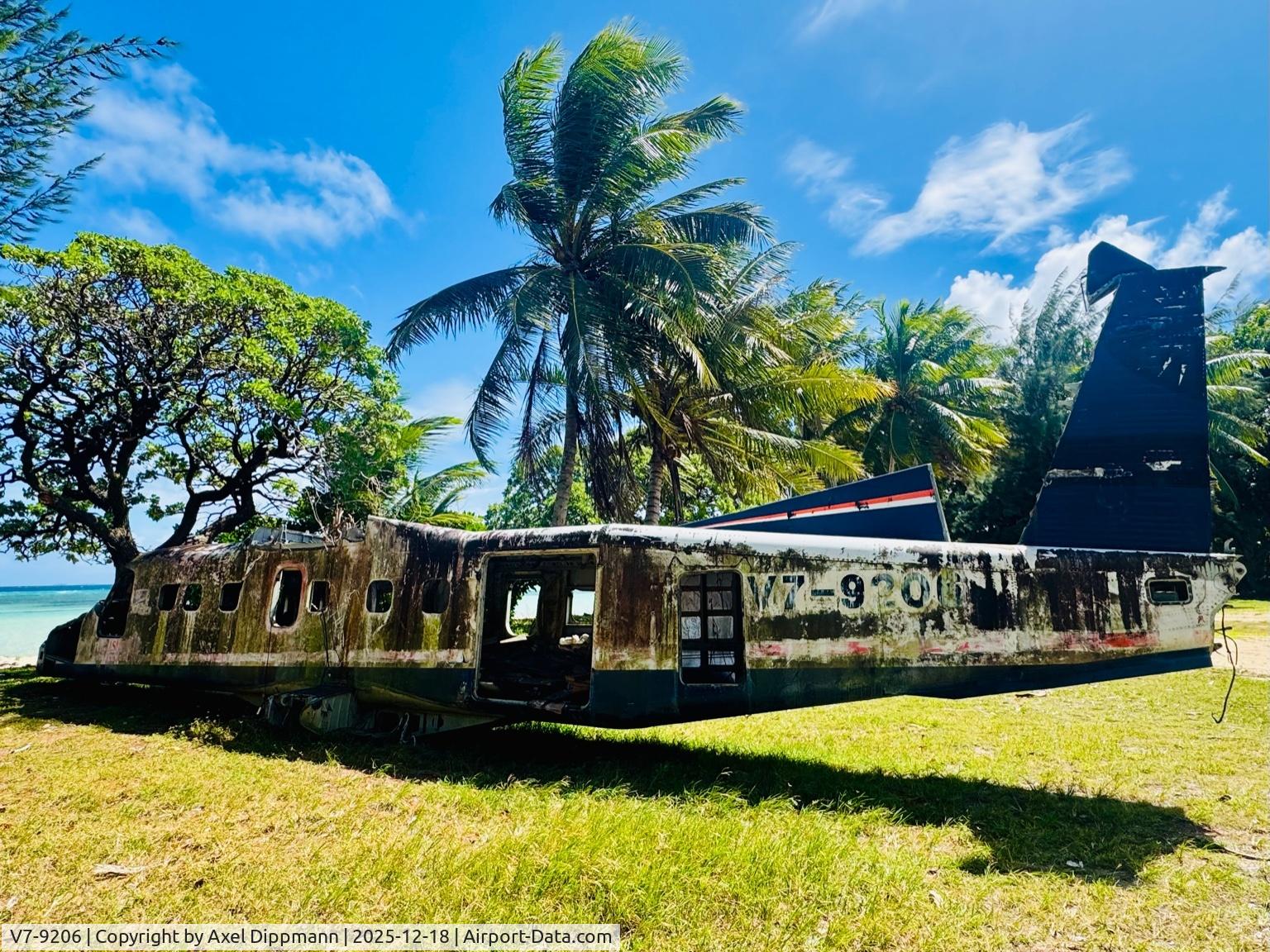 V7-9206, 1991 Dornier 228-212 C/N 8194, Wreck at Laura Beach, Majuro Atoll, Marshall Islands