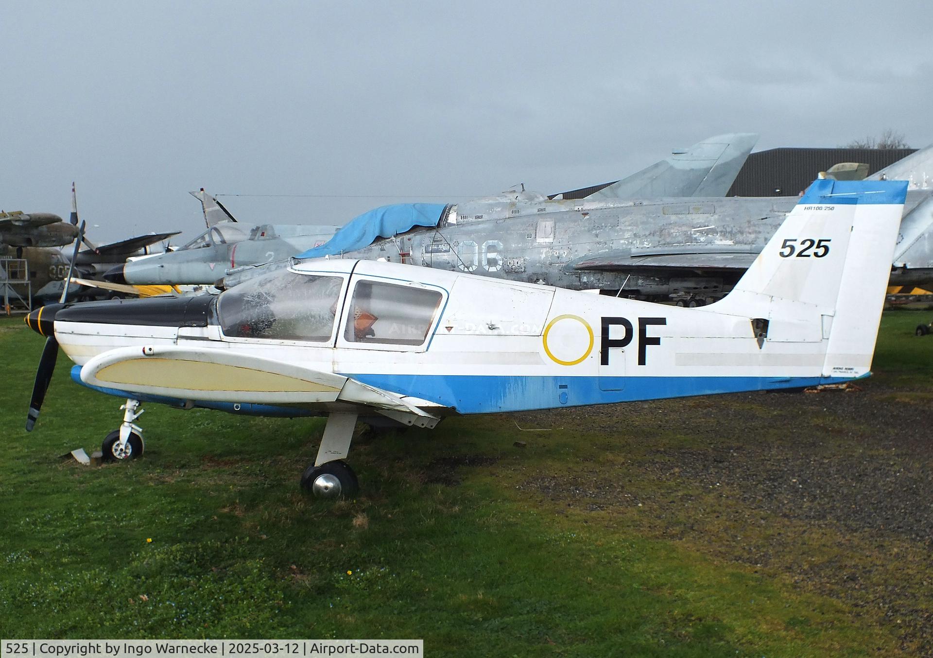 525, Robin HR-100-250TR President C/N 525, Robin HR.100-250TR President (minus horizontal tailplanes) at the Ailes Anciennes Toulouse Museum, Blagnac