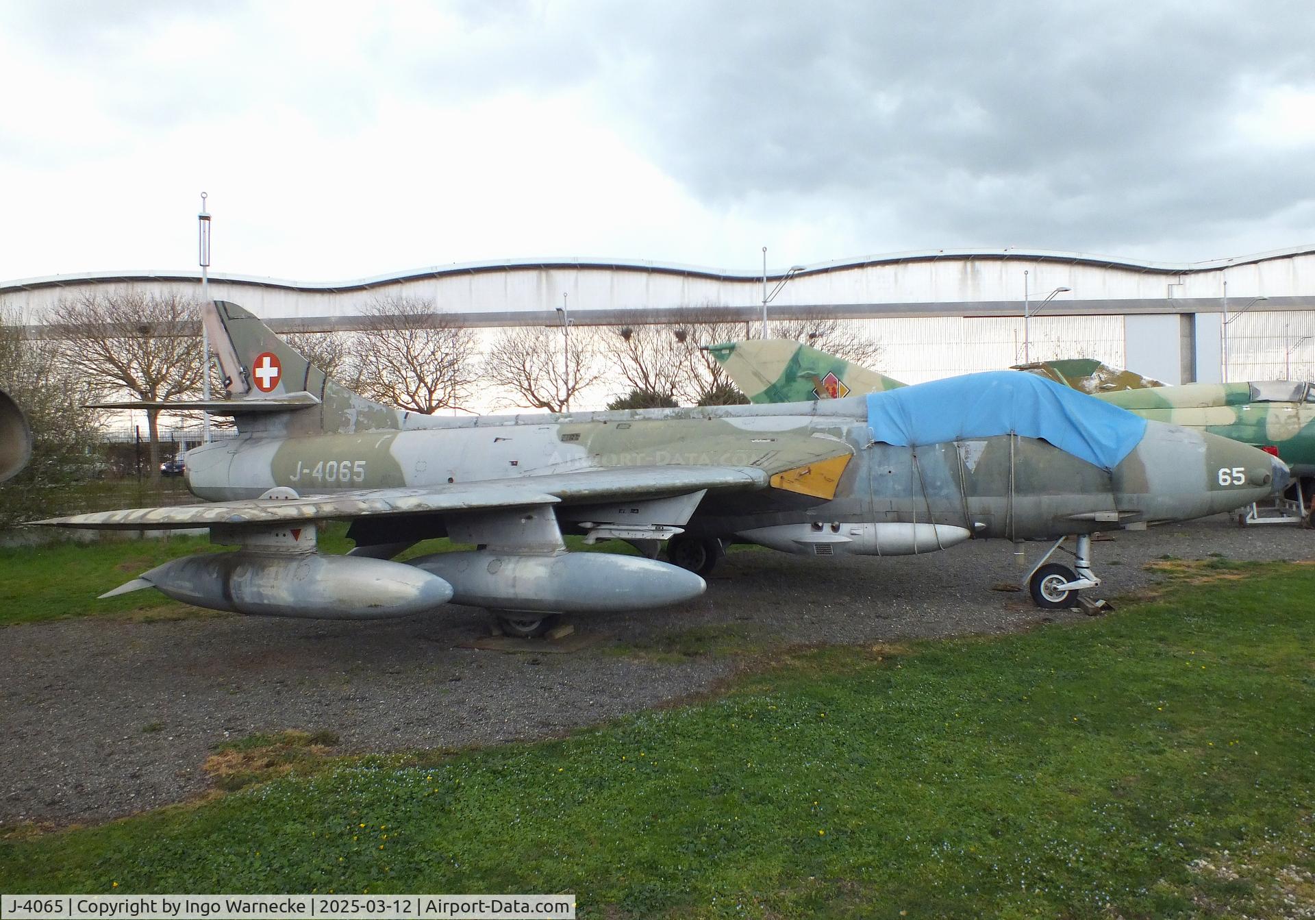 J-4065, Hawker Hunter F.58 C/N 41H-697432, Hawker Hunter F58 at the Ailes Anciennes Toulouse Museum, Blagnac