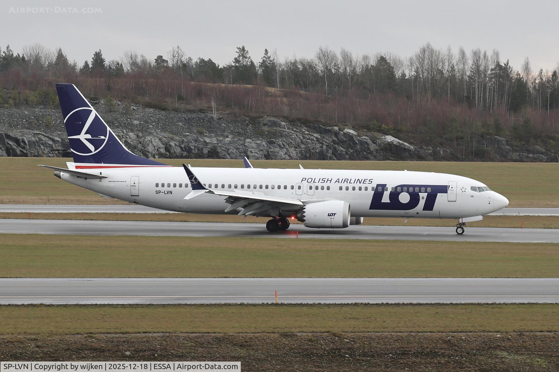 SP-LVN, 2024 Boeing 737-8 MAX C/N 66355, Twy W