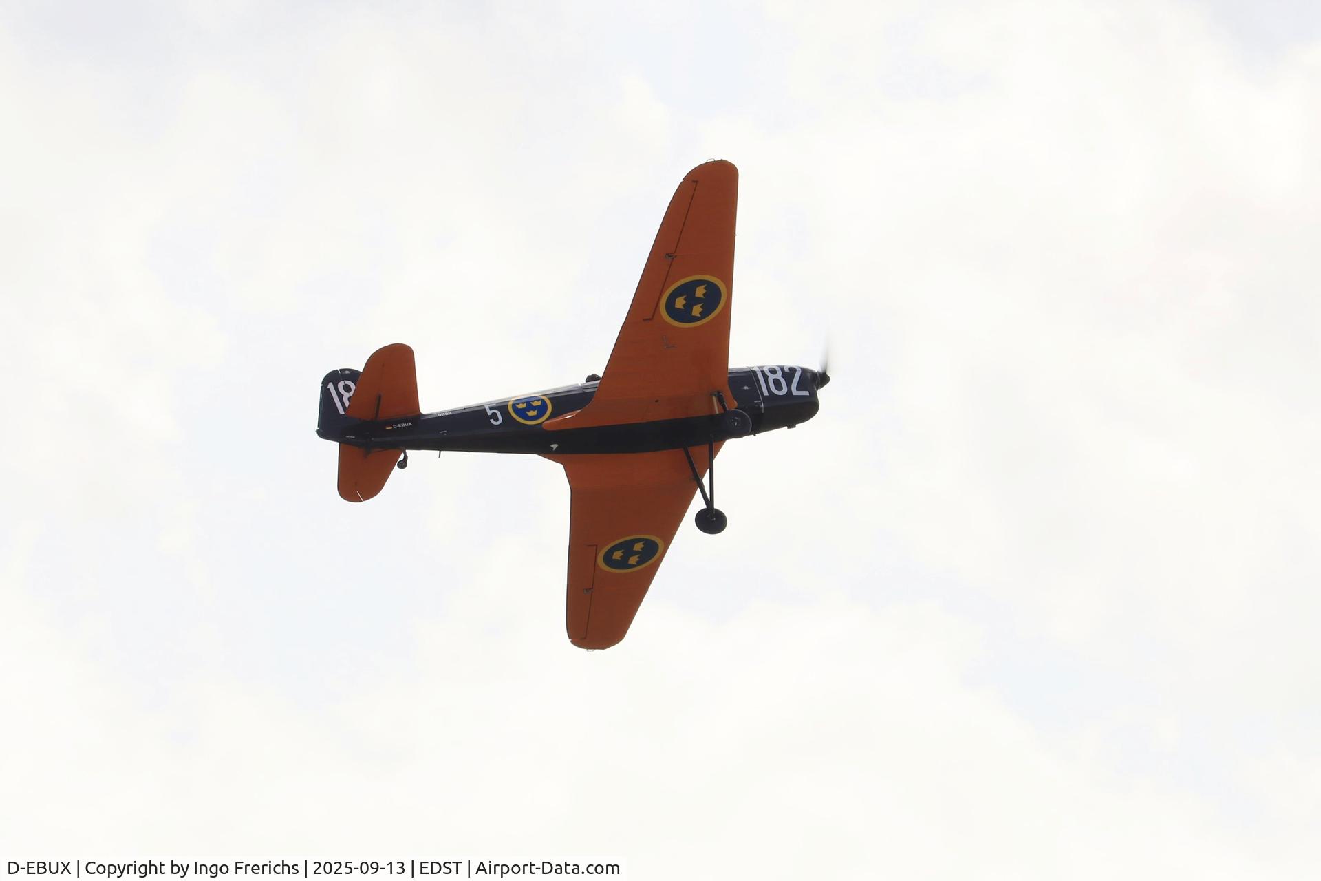 D-EBUX, 1941 Klemm Kl-35D C/N 1981, Klemm 35D D-EBUX at the Hahnweide OTT 2025