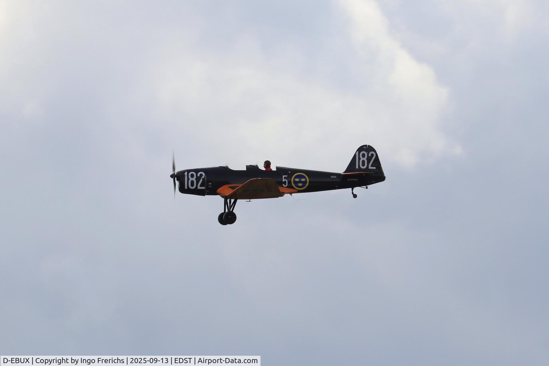 D-EBUX, 1941 Klemm Kl-35D C/N 1981, Klemm 35D D-EBUX at the Hahnweide OTT 2025