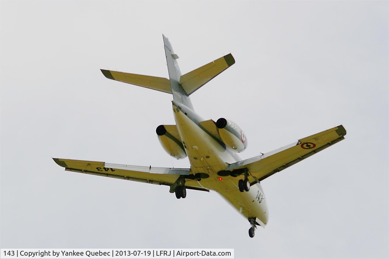 143, 1979 Dassault Falcon 10MER C/N 143, Dassault Falcon 10 Mer, Landivisiau Naval Air Base (LFRJ)